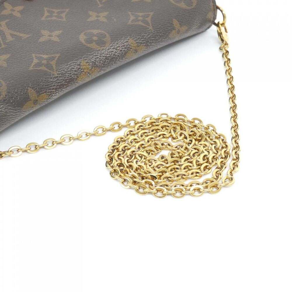 LOUIS VUITTON Brown Monogram Pochette Shoulder Bag - Picture 7 of 10